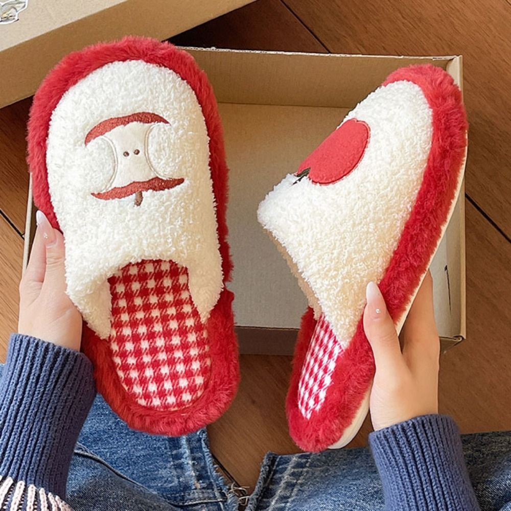 Women Shoes For Winter - Modne klapki w paski, urocze, antypoślizgowe,