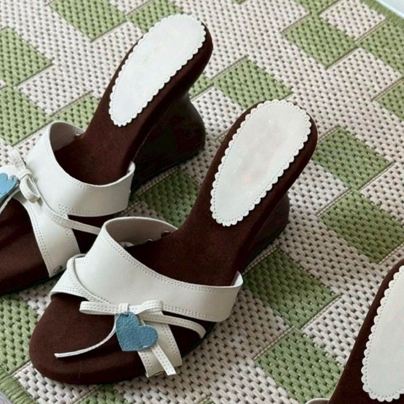 Damskie sandały na koturnie z  – Women Shoes Us To Eu recenzja i cena