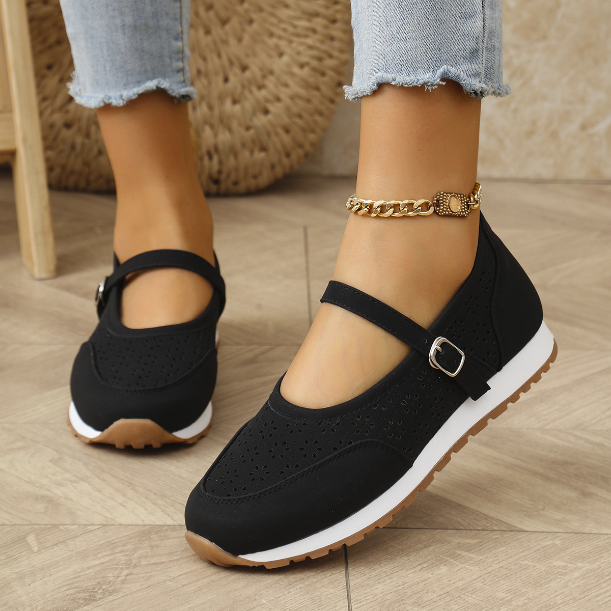 Damskie perforowane sneakersy  – Women Shoes Us To Eu recenzja i cena