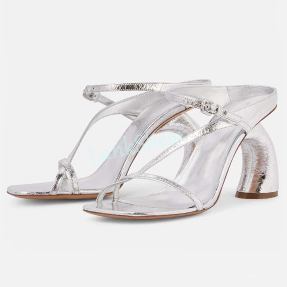 Sandały na nietypowym wysokim  – Women'S Shoes Paris recenzja i cena