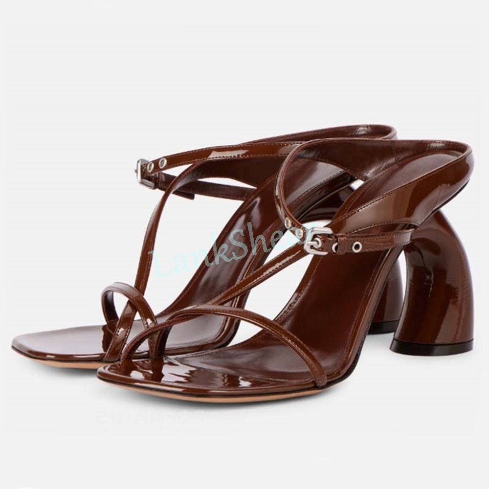 Sandały na nietypowym wysokim  – Women'S Shoes Paris recenzja i cena