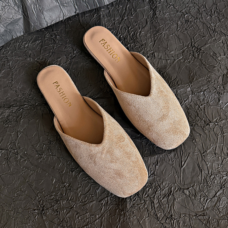 Klapki domowe na platformie, d – Slip On Mule Flat recenzja i cena