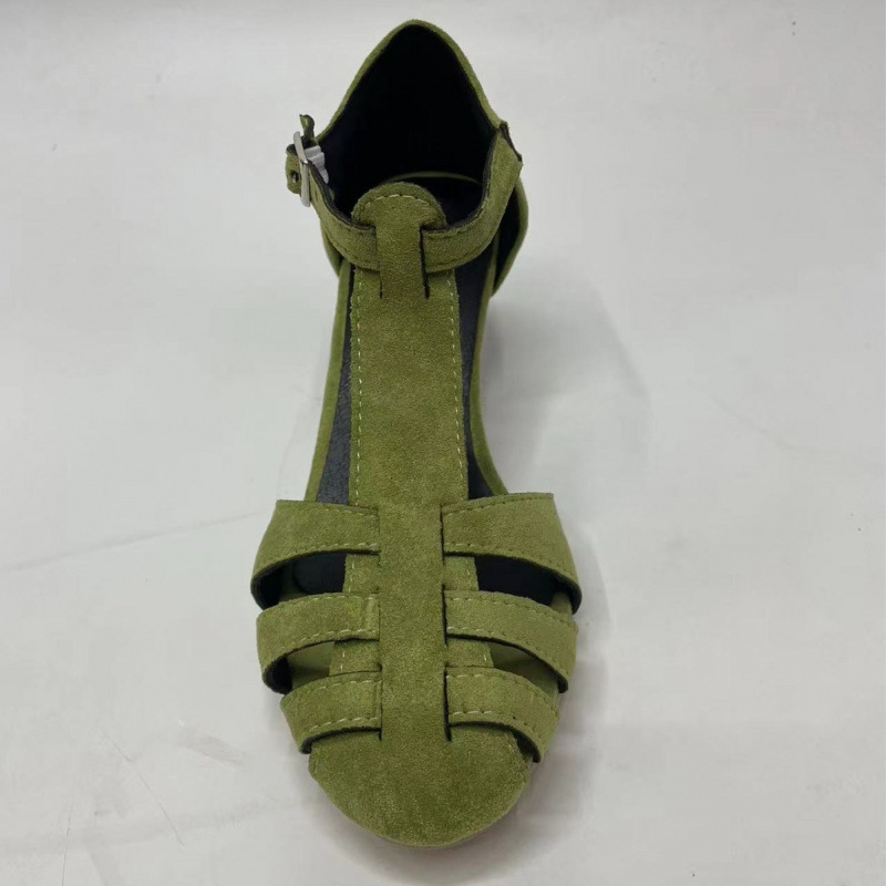 Damskie zielone zamszowe sanda – Women Shoes Us To Eu recenzja i cena