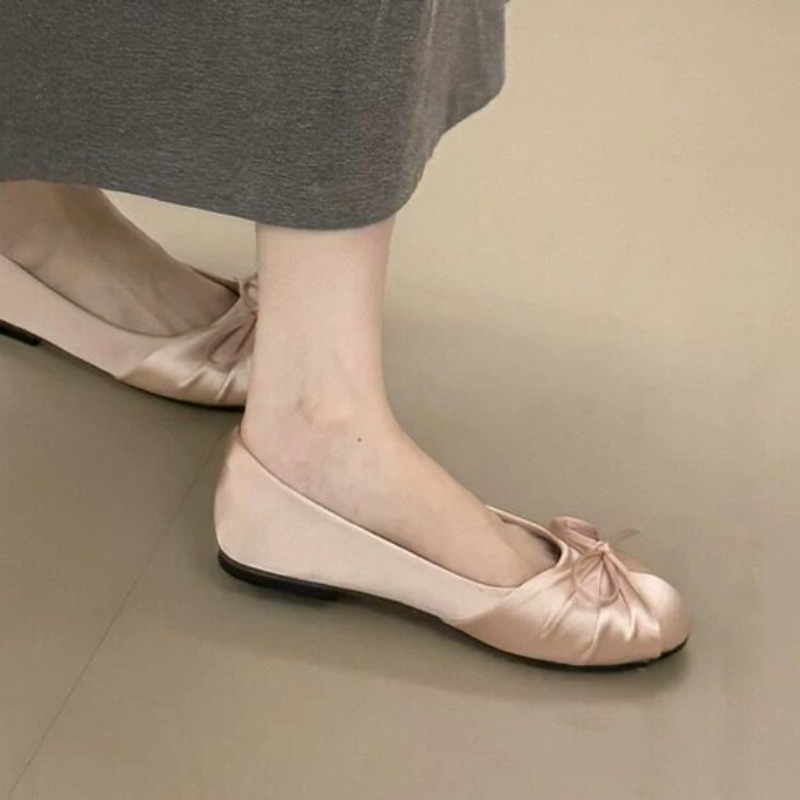 2026 Nowe satynowe baleriny z  – Women Shoes Loafers recenzja i cena