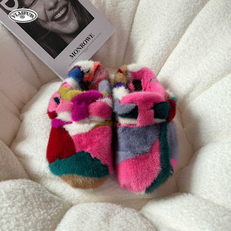 Luksusowe klapki z futra norek – Women Shoes For Winter recenzja i cena