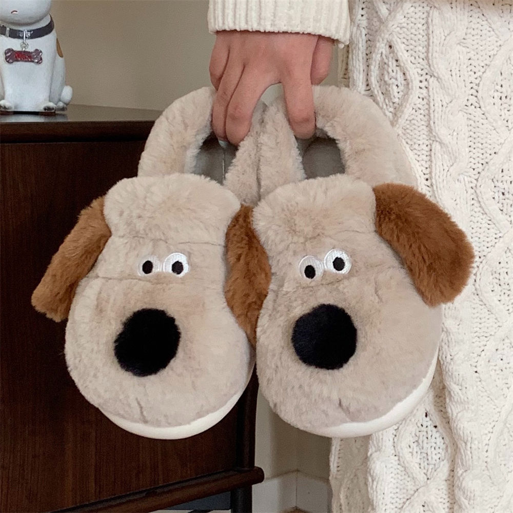 Size36-45 Hug Dog Slippers Gir – Women Shoes For Winter recenzja i cena