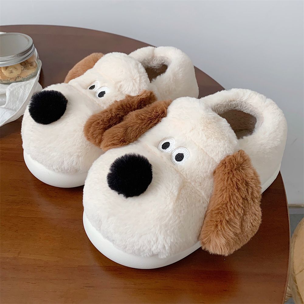 Size36-45 Hug Dog Slippers Gir – Women Shoes For Winter recenzja i cena