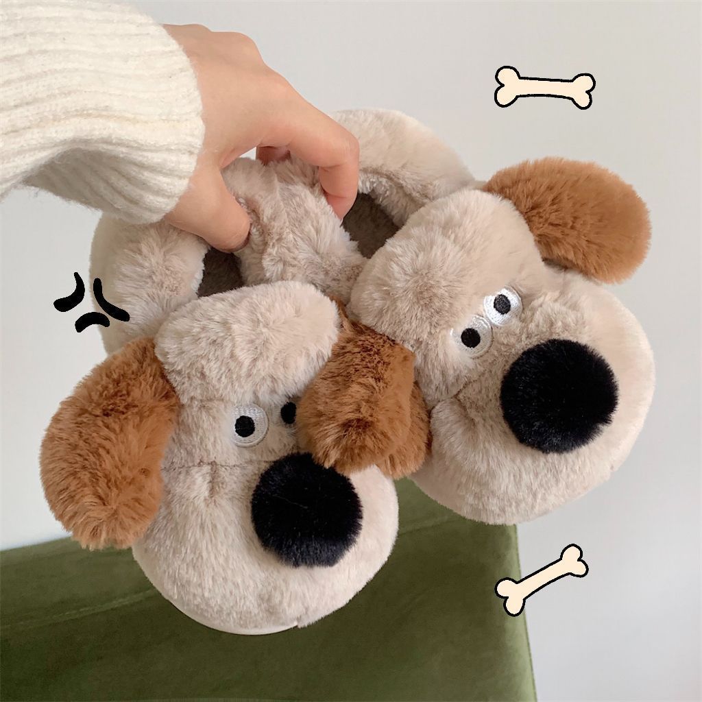 Size36-45 Hug Dog Slippers Gir – Women Shoes For Winter recenzja i cena