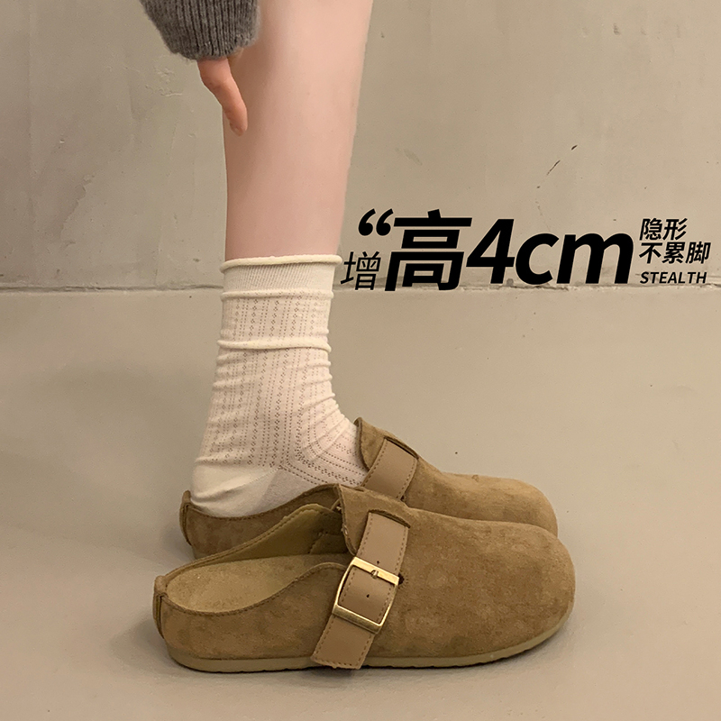 Damskie zamszowe klapki z okrą – Slip On Mule Flat recenzja i cena