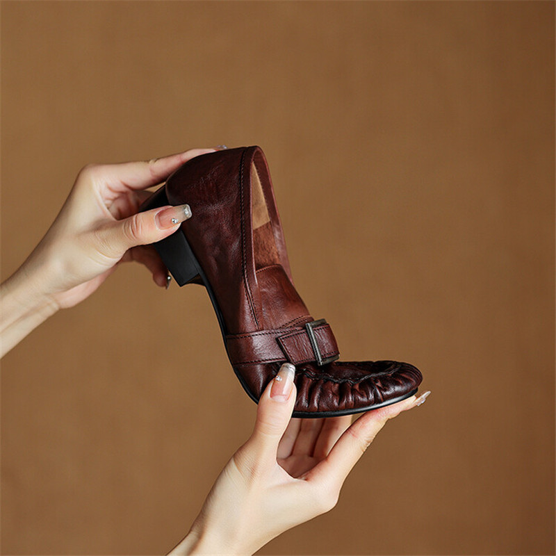 New Autumn Genuine Leather Wom – Women Shoes Loafers recenzja i cena
