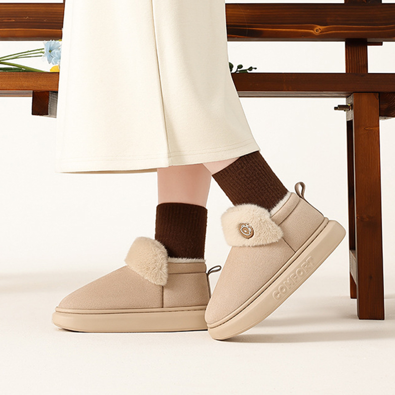 Zimowe ciepłe wysokie kapcie b – Women Shoes For Winter recenzja i cena