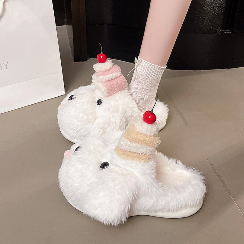 Zimowe puszyste damskie kapcie – Women Shoes For Winter recenzja i cena