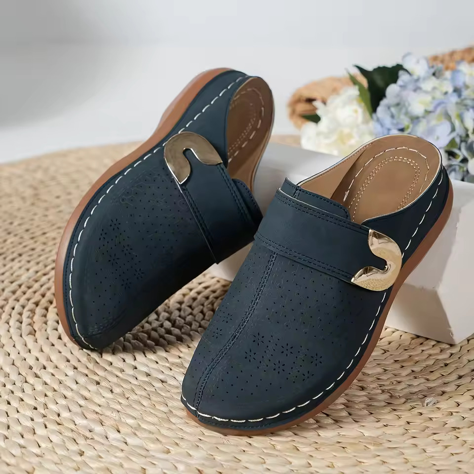 Damskie wygodne klapki typu mu – Slip On Mule Flat recenzja i cena
