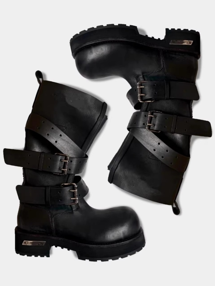 Czarna skórzana klamra do pask – Women'S Shoes Paris recenzja i cena