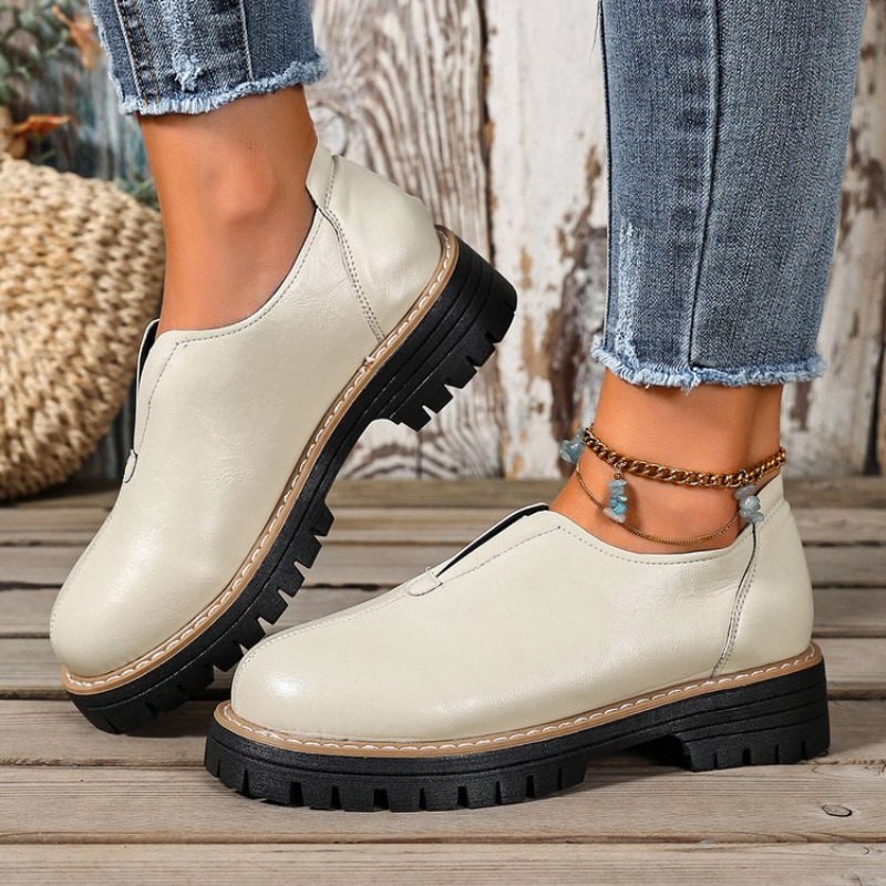 Damskie buty w stylu retro bry – Women Shoes Loafers recenzja i cena