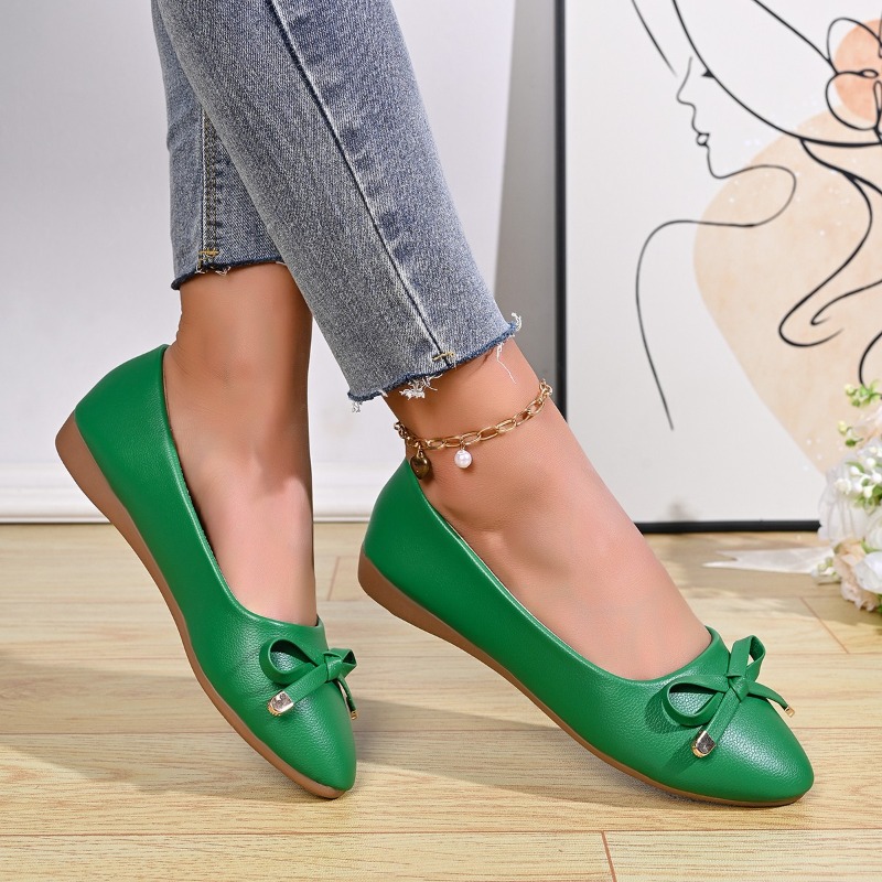Płytkie skórzane buty damskie  – Women Shoes Loafers recenzja i cena