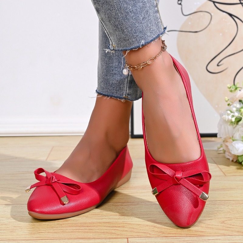 Płytkie skórzane buty damskie  – Women Shoes Loafers recenzja i cena