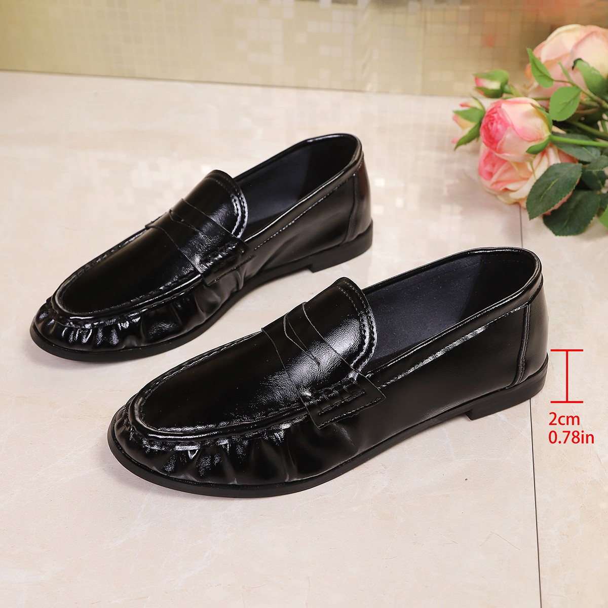 Czarne, letnie, brytyjskie bal – Women Shoes Loafers recenzja i cena